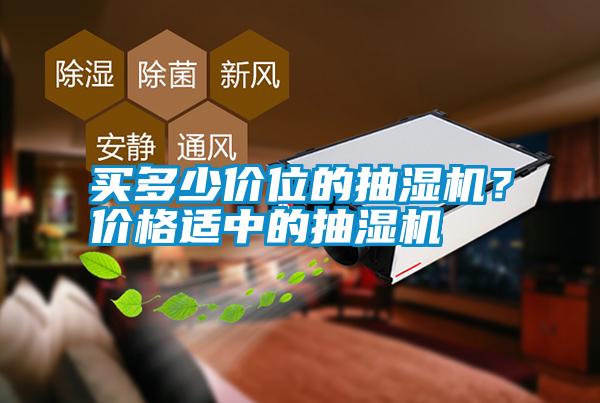 買(mǎi)多少價(jià)位的抽濕機？?jì)r(jià)格適中的抽濕機