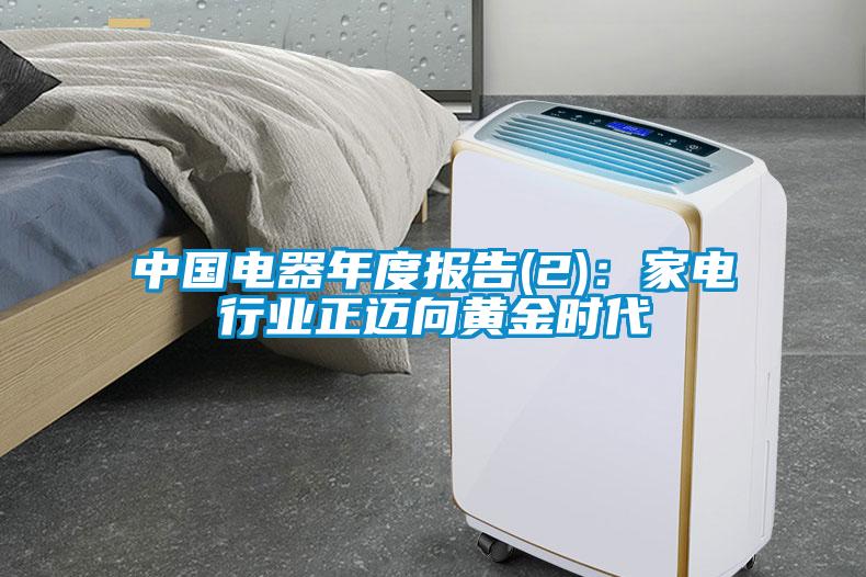 中國電器年度報告(2)：家電行業(yè)正邁向黃金時(shí)代