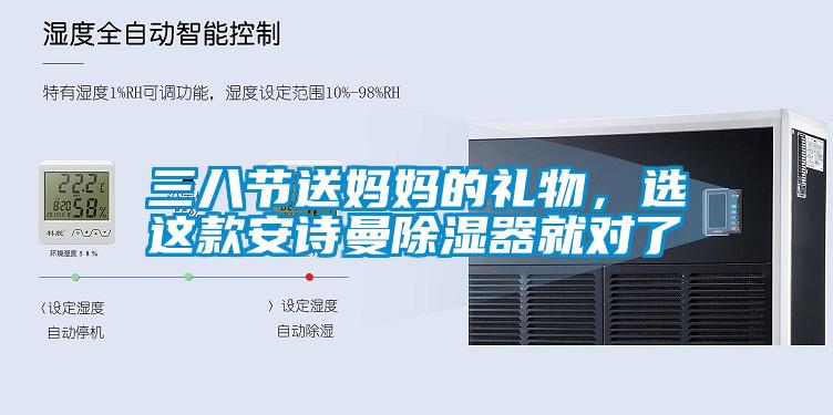 三八節送媽媽的禮物，選這款安詩(shī)曼除濕器就對了