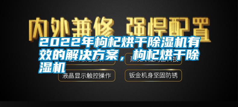 2022年枸杞烘干除濕機有效的解決方案，枸杞烘干除濕機