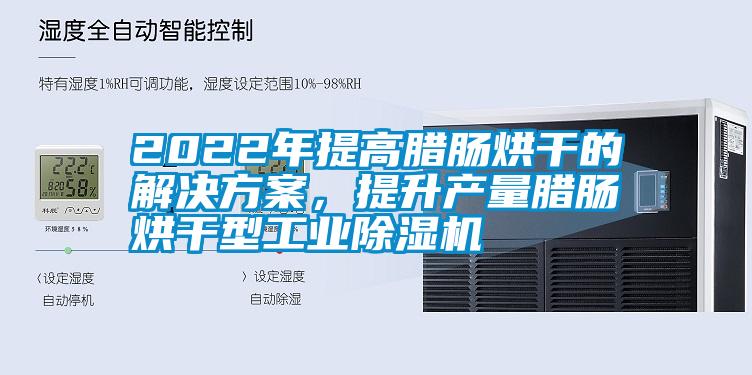 2022年提高臘腸烘干的解決方案，提升產(chǎn)量臘腸烘干型工業(yè)除濕機