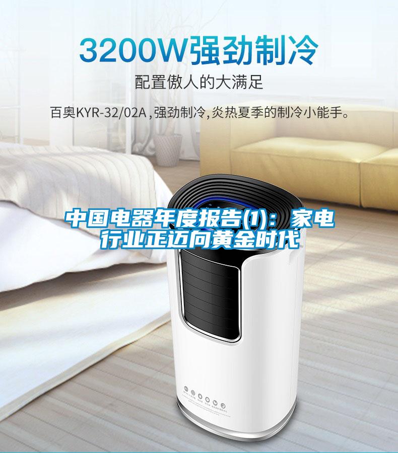 中國電器年度報告(1)：家電行業(yè)正邁向黃金時(shí)代