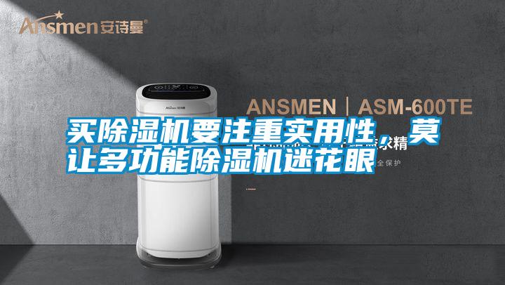 買(mǎi)除濕機要注重實(shí)用性，莫讓多功能除濕機迷花眼
