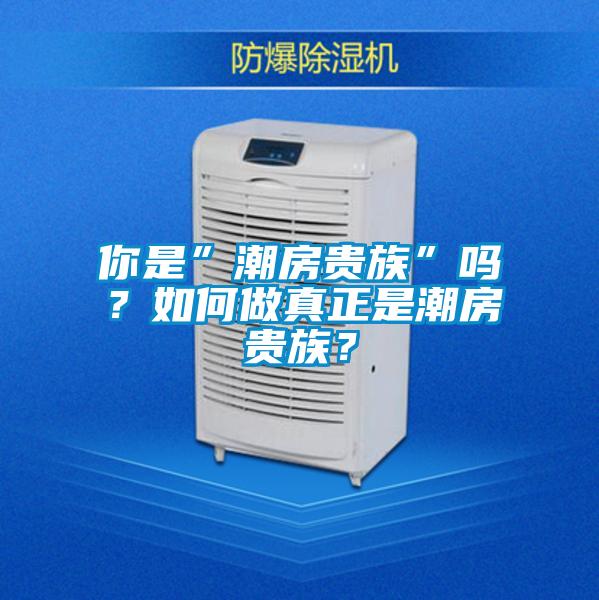 你是”潮房貴族”嗎？如何做真正是潮房貴族？