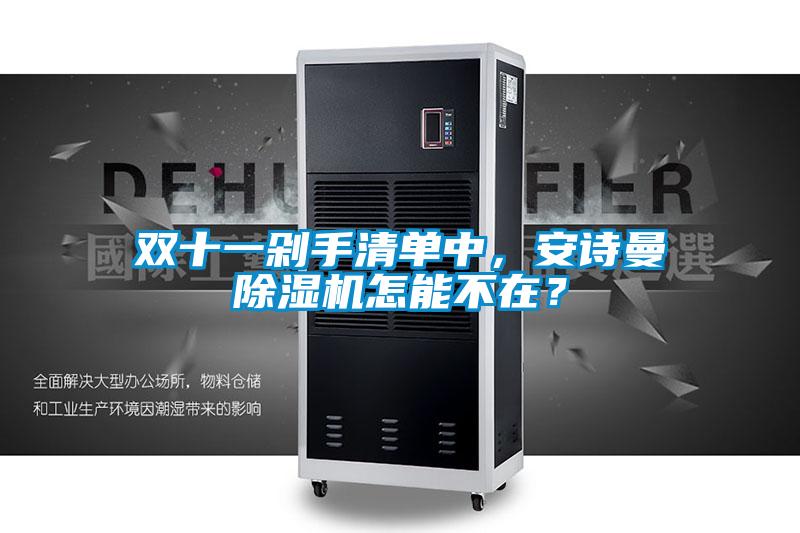 雙十一剁手清單中，安詩(shī)曼除濕機怎能不在？