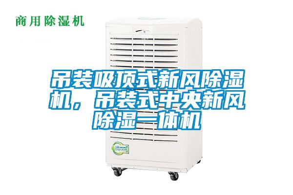 吊裝吸頂式新風(fēng)除濕機，吊裝式中央新風(fēng)除濕一體機