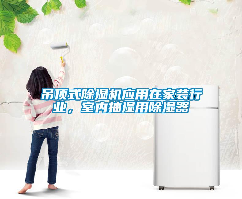 吊頂式除濕機應用在家裝行業(yè)，室內抽濕用除濕器