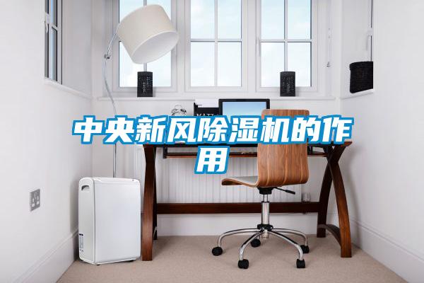 中央新風(fēng)除濕機的作用