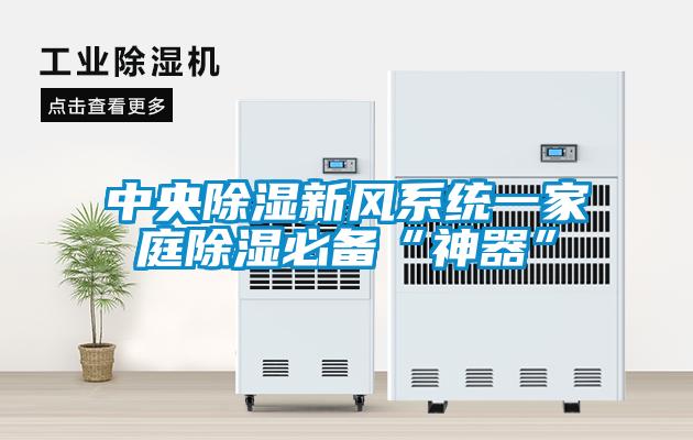 中央除濕新風(fēng)系統一家庭除濕必備“神器”
