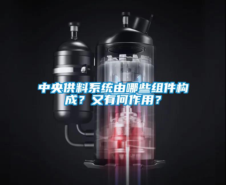 中央供料系統由哪些組件構成？又有何作用？