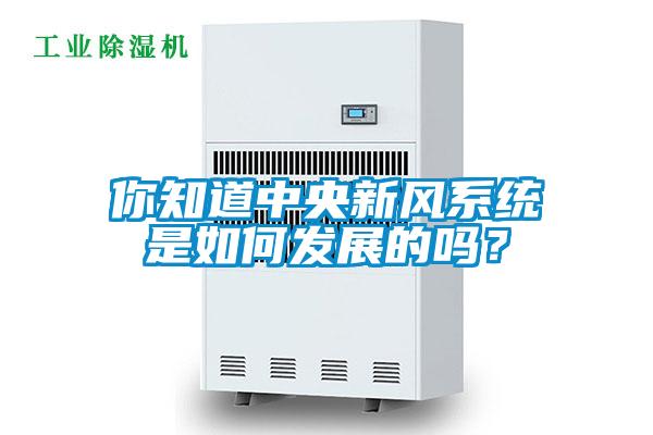你知道中央新風(fēng)系統是如何發(fā)展的嗎？