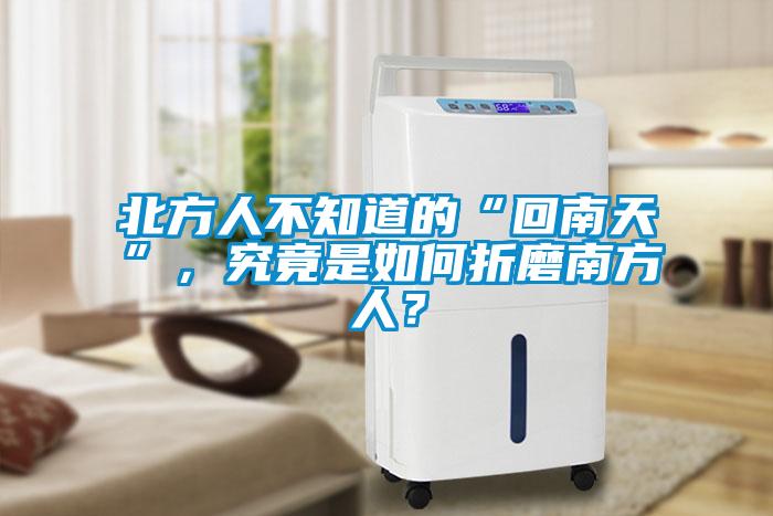 北方人不知道的“回南天”，究竟是如何折磨南方人？