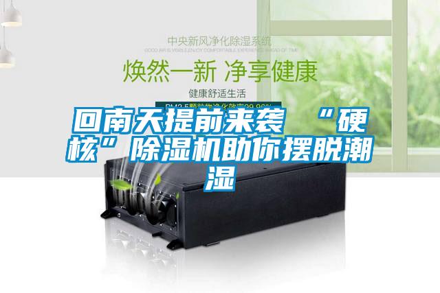 回南天提前來(lái)襲 “硬核”除濕機助你擺脫潮濕