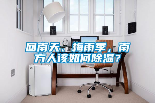 回南天、梅雨季，南方人該如何除濕？