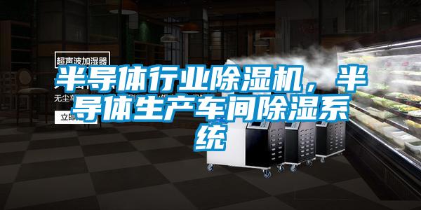 半導體行業(yè)除濕機，半導體生產(chǎn)車(chē)間除濕系統