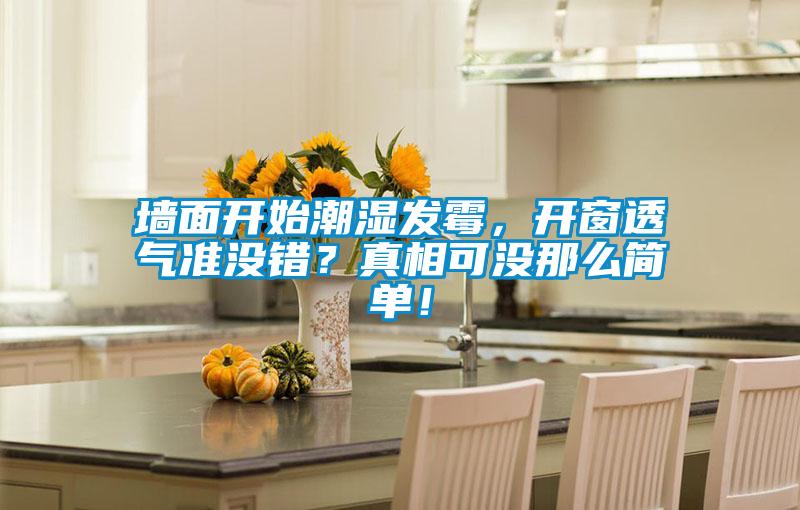 墻面開(kāi)始潮濕發(fā)霉，開(kāi)窗透氣準沒(méi)錯？真相可沒(méi)那么簡(jiǎn)單！