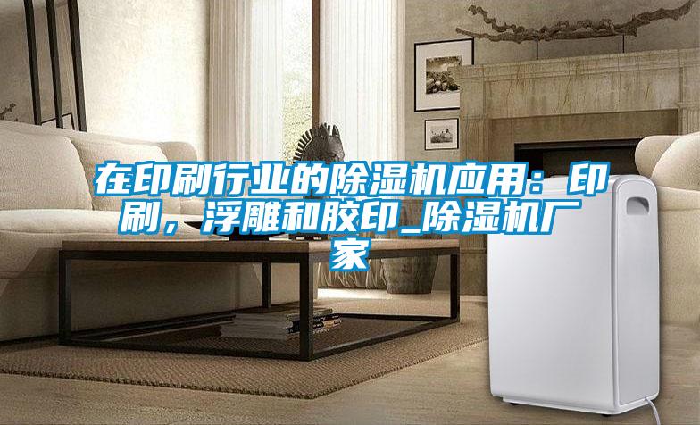 在印刷行業(yè)的除濕機應用：印刷，浮雕和膠印_除濕機廠(chǎng)家