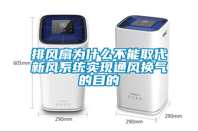 排風(fēng)扇為什么不能取代新風(fēng)系統實(shí)現通風(fēng)換氣的目的