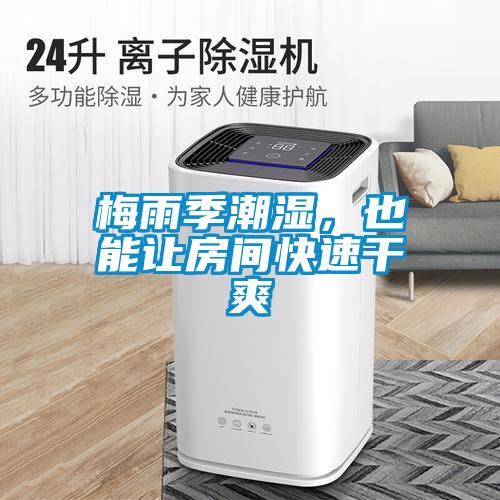 梅雨季潮濕，也能讓房間快速干爽