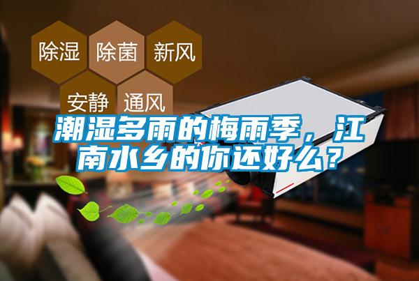 潮濕多雨的梅雨季，江南水鄉的你還好么？