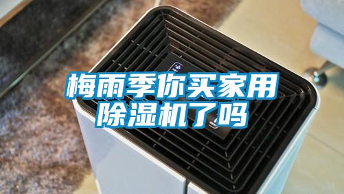 梅雨季你買(mǎi)家用除濕機了嗎