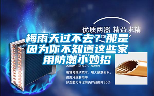 梅雨天過(guò)不去？那是因為你不知道這些家用防潮小妙招