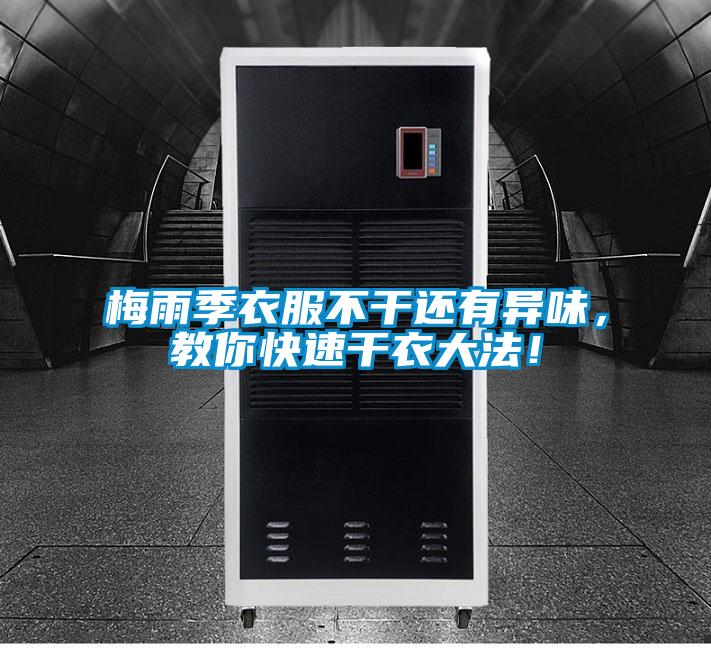 梅雨季衣服不干還有異味，教你快速干衣大法！