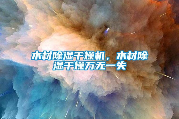 木材除濕干燥機，木材除濕干燥萬(wàn)無(wú)一失