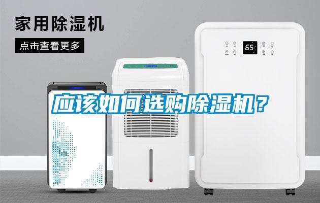 應該如何選購除濕機？