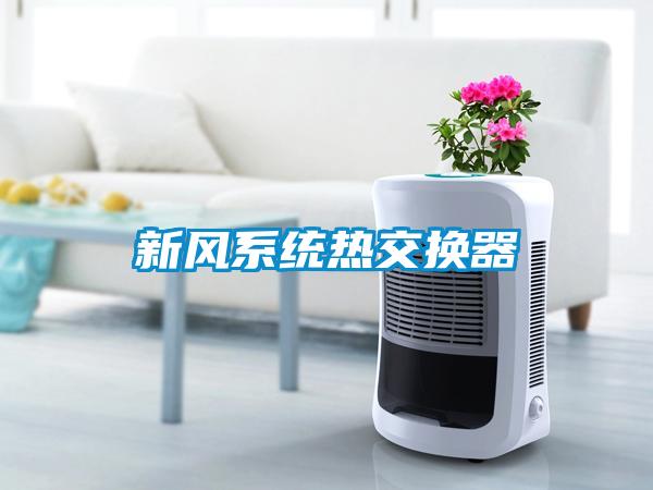 新風(fēng)系統熱交換器