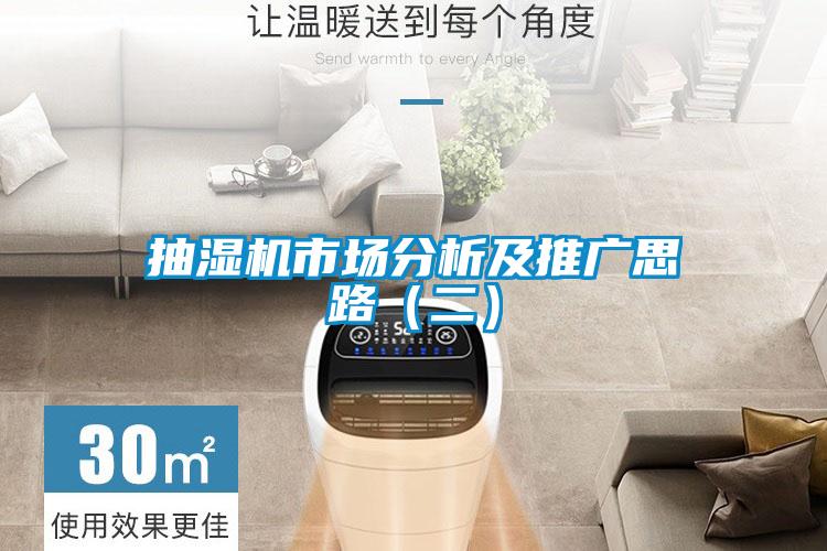 抽濕機市場(chǎng)分析及推廣思路（二）