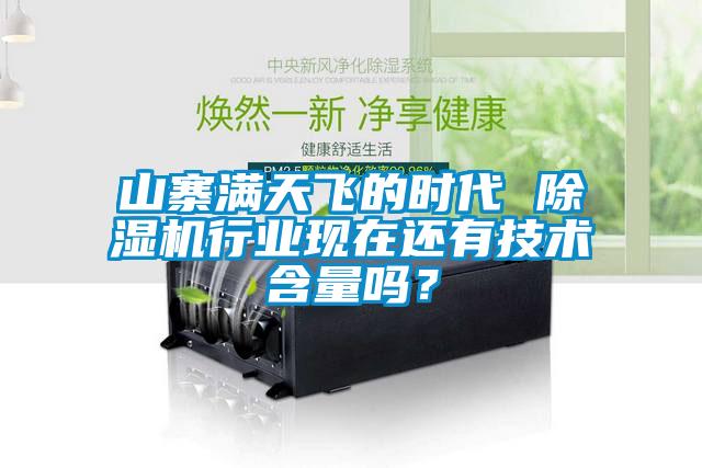 山寨滿(mǎn)天飛的時(shí)代 除濕機行業(yè)現在還有技術(shù)含量嗎？