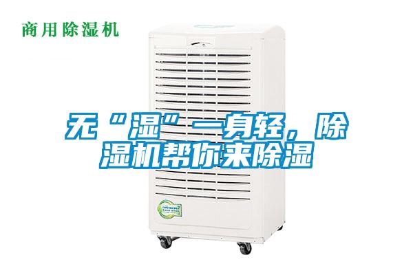 無(wú)“濕”一身輕，除濕機幫你來(lái)除濕