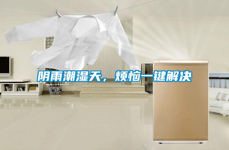 陰雨潮濕天，煩惱一鍵解決