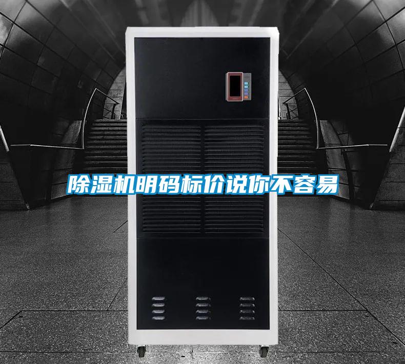 除濕機明碼標價(jià)說(shuō)你不容易