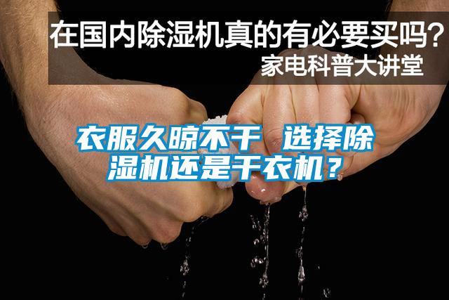 衣服久晾不干 選擇除濕機還是干衣機？