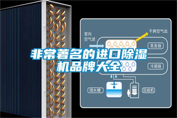 非常著(zhù)名的進(jìn)口除濕機品牌大全