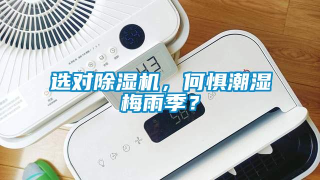 選對除濕機，何懼潮濕梅雨季？