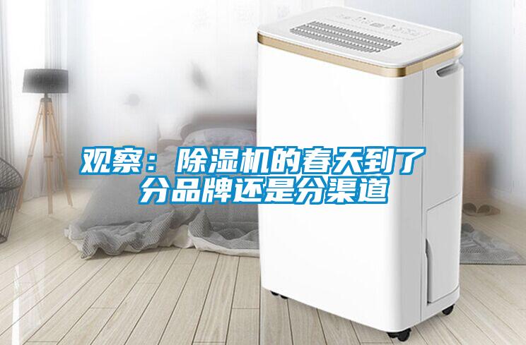 觀(guān)察：除濕機的春天到了 分品牌還是分渠道