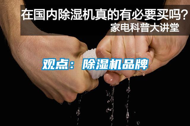 觀(guān)點(diǎn)：除濕機品牌