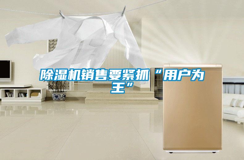 除濕機銷(xiāo)售要緊抓“用戶(hù)為王”