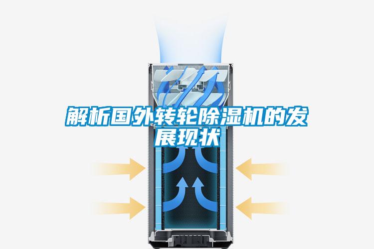 解析國外轉輪除濕機的發(fā)展現狀