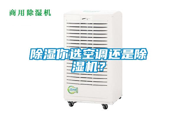 除濕你選空調還是除濕機？