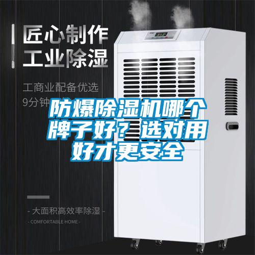 防爆除濕機哪個(gè)牌子好？選對用好才更安全