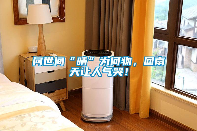 問(wèn)世間“晴”為何物，回南天讓人氣哭！