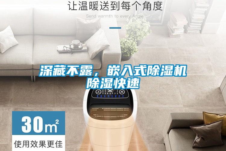 深藏不露，嵌入式除濕機除濕快速