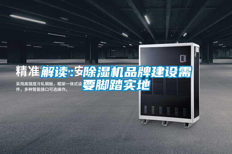 解讀：除濕機品牌建設需要腳踏實(shí)地