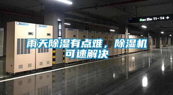 雨天除濕有點(diǎn)難，除濕機可速解決
