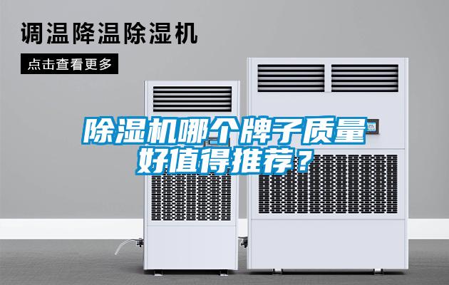 除濕機哪個(gè)牌子質(zhì)量好值得推薦？