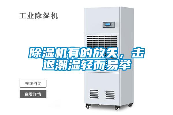 除濕機有的放矢，擊退潮濕輕而易舉
